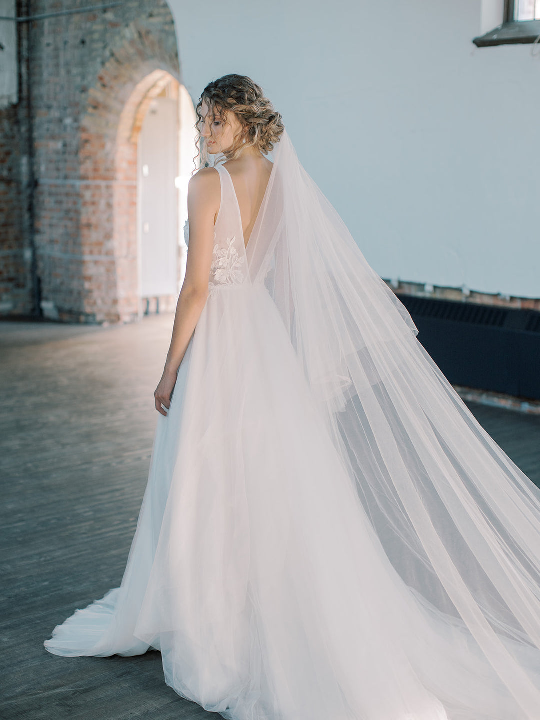 Lace Veil  Wedding Dresses, Veils, and Capes - Grace + Ivory